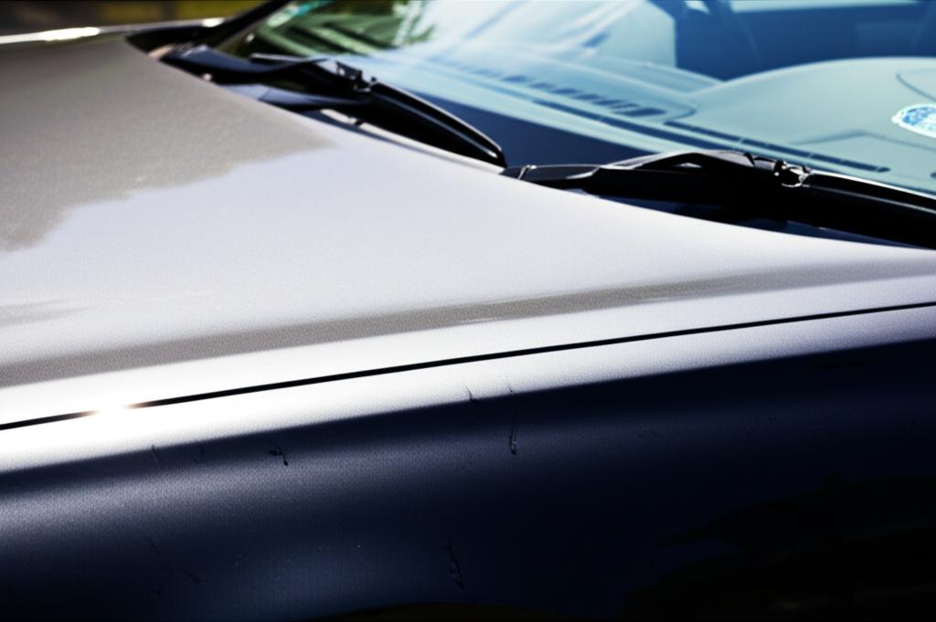 Luxury car exposed to harsh Thai sun and rain, showing potential paint damage.