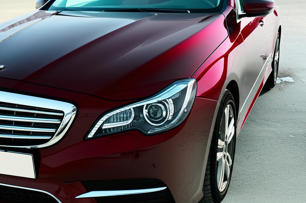 A close-up of a car